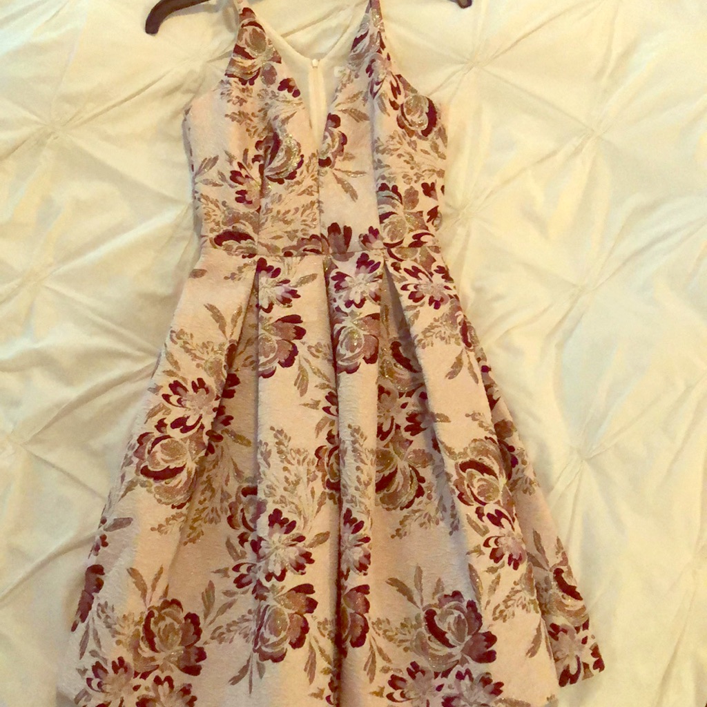 Dress The Population Jacquard Dress